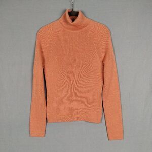Jeanne Pierre Ribbed Turtleneck Sweater, Size L